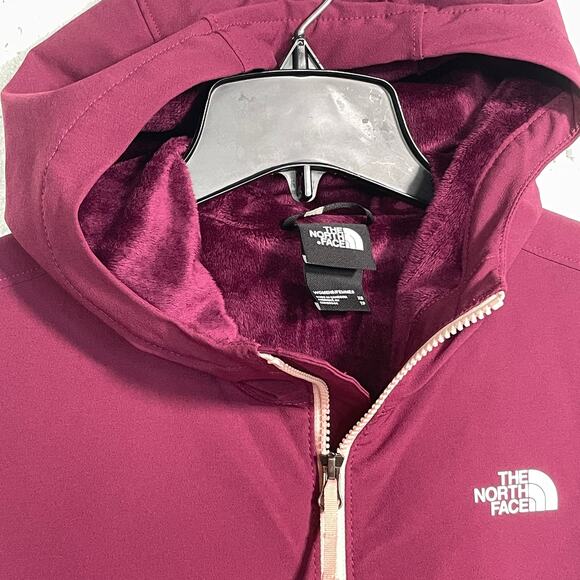 The North Face Women's Shelbe Raschel Hoodie Pink Moss/Boysenberry XS - Picture 8 of 12